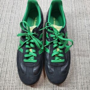 Adidas Samba Wales Bonner Shoes Mens Size 11.5 Black Green Leather S42509